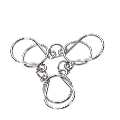 Interlock Toys Children And Adults Brainteasers Games Interactive Games 3D Metal Puzzle Developmental Toys Brain Teaser Puzzles