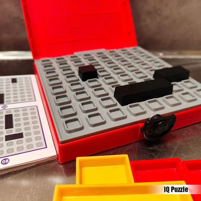 88 Challenges IQ Puzzle Building Blocks - Cognitive Skills Brain Training Game Mondrian Blocks Educational Toy for Kids