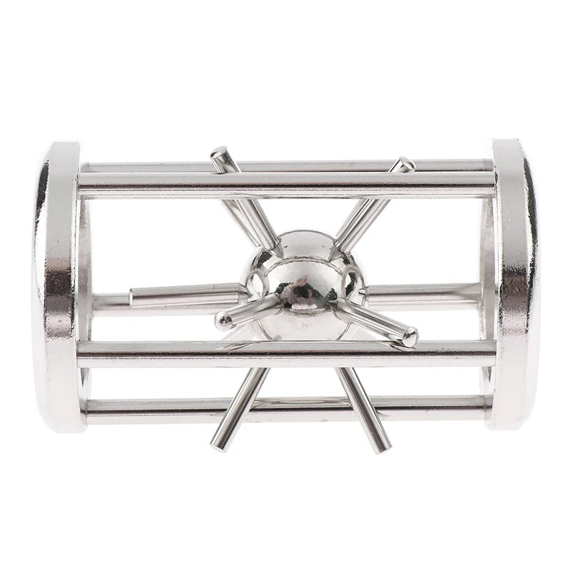 UNMATCHED Metal Cage Star Tooth Brain Teaser, Classic Puzzles High IQ Magic Game for Kids & Adults