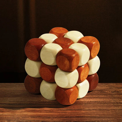 Snake Cube Twist Puzzle LuBan Lock Children Educational Intellectual Toys Wooden Brain Teasers For Kids Adults Best Gifts