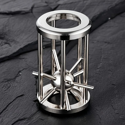 Stainless Steel Cage Challenge Game - Adult Complex Multi Layer Puzzle Toy, Ideal Gift for Birthday，Perfect Party  Accessories