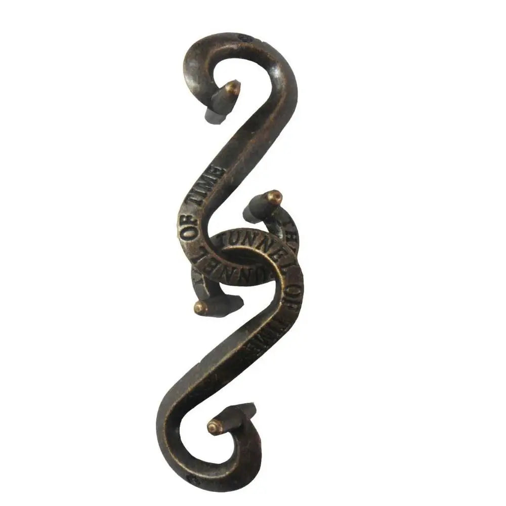 Classic IQ Metal Brain teaser Magic Baffling Puzzle Brainstring Jigsaw Game Unlocking Unlooping Novel Toy for Adult