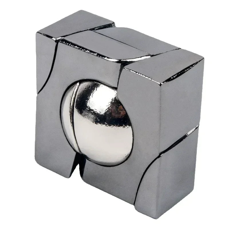 Creative Classic IQ Metal Brain Teaser Magic Baffling Puzzles Game Toys for Children Adults Funny Kids Gifts