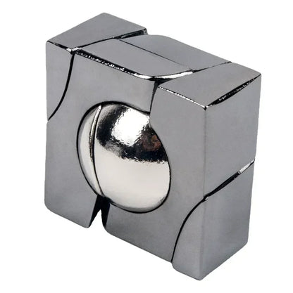 Creative Classic IQ Metal Brain Teaser Magic Baffling Puzzles Game Toys for Children Adults Funny Kids Gifts