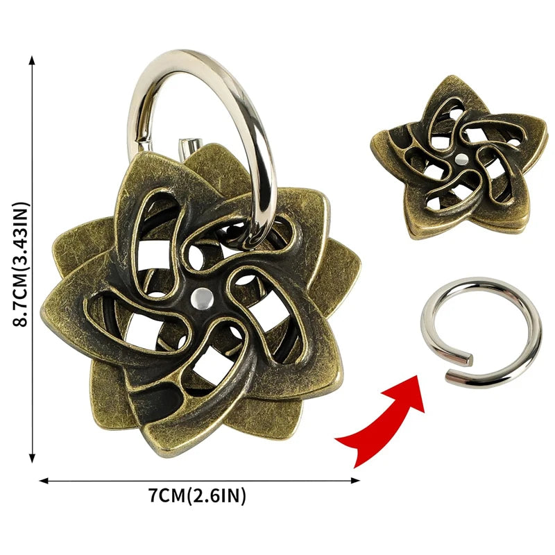 9Pcs Set Puzzle lock Unlock Rompecabezas Metalico Iq Brain Teaser Games For Adults Kids Juegos De Ingenio Y Destreza