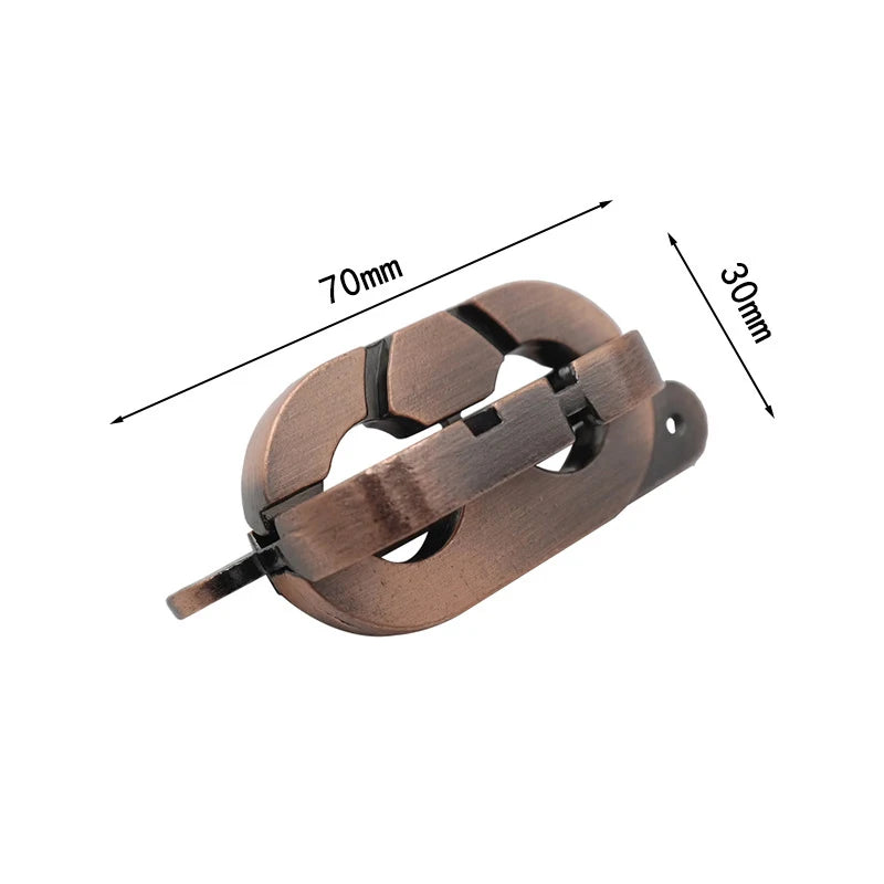 Creative Classic IQ Metal Brain Teaser Magic Baffling Puzzles Game Toys for Children Adults Funny Kids Gifts