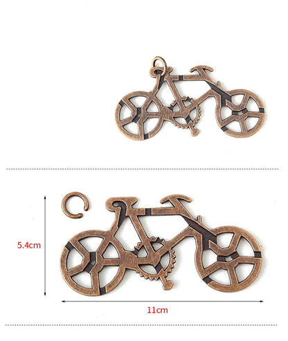 Creative Classic IQ Metal Brain Teaser Magic Baffling Puzzles Game Toys for Children Adults Funny Kids Gifts