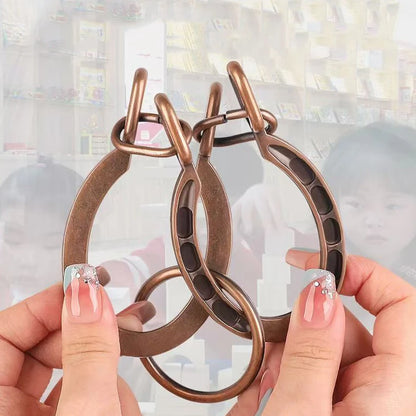 Magic IQ Metal Horseshoe Cast Brain Teaser Puzzle Disentanglement Juggling Tricks Educational Toys For Kids Boys Girls
