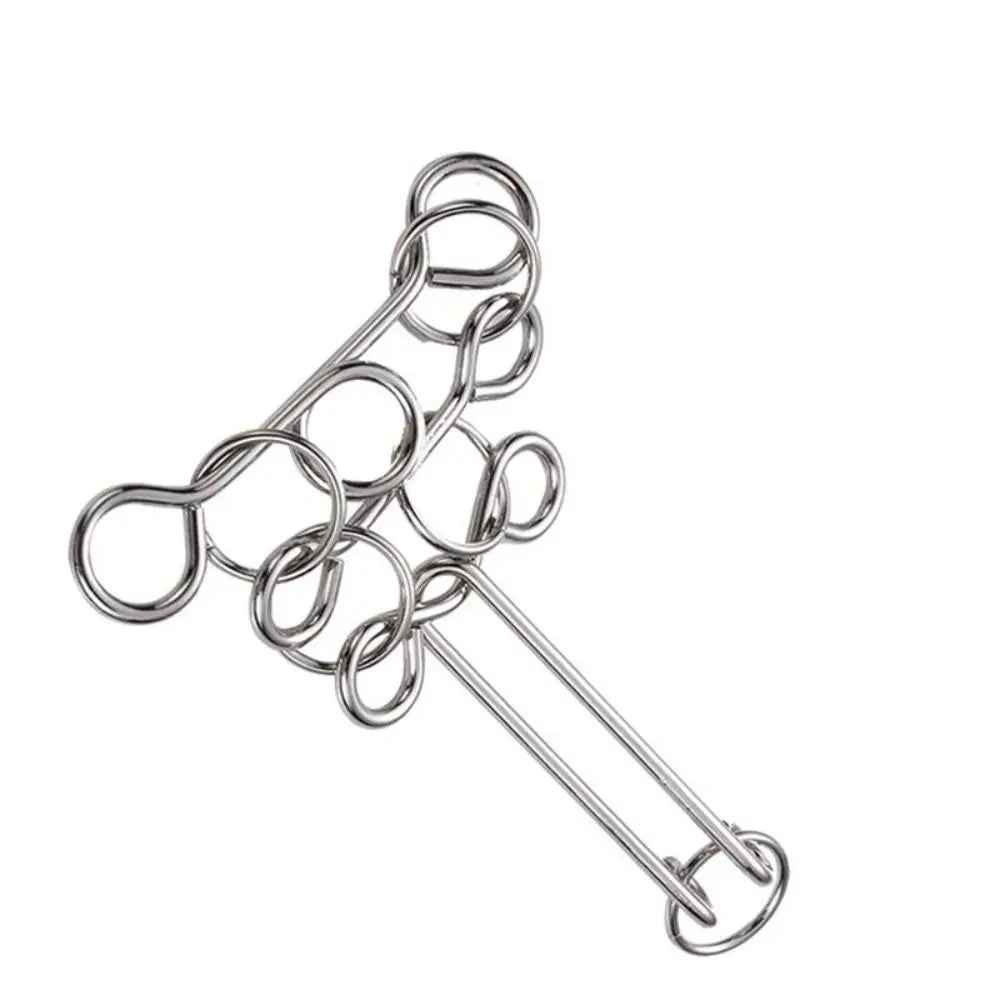 Interlock Toys Children And Adults Brainteasers Games Interactive Games 3D Metal Puzzle Developmental Toys Brain Teaser Puzzles