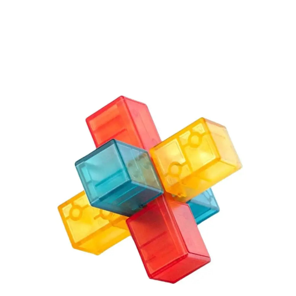 Brain Teaser Puzzles Transparent IQ Brain Teaser Puzzles Unlock Luban Lock Kong Ming Lock IQ Brain Teaser LuBan Lock Gifts