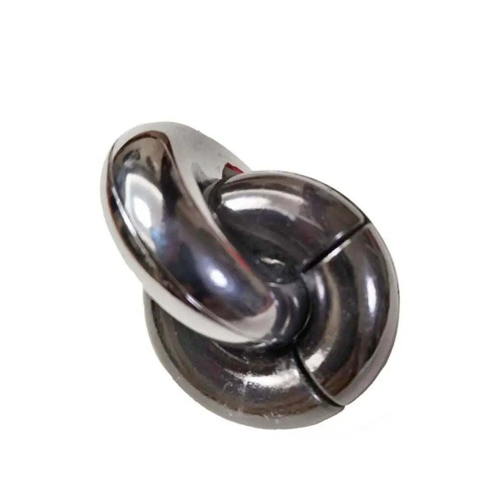 Classic IQ Metal Brain teaser Magic Baffling Puzzle Brainstring Jigsaw Game Unlocking Unlooping Novel Toy for Adult