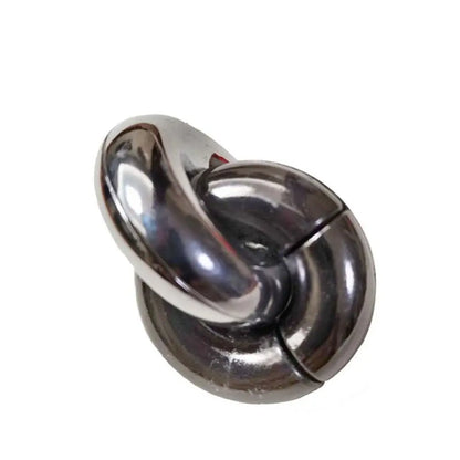 Classic IQ Metal Brain teaser Magic Baffling Puzzle Brainstring Jigsaw Game Unlocking Unlooping Novel Toy for Adult