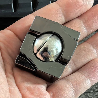 Metal Puzzle Lock Magic Ball Unlock Interlocking IQ Test Brain Teaser Disentanglement Educational Toys For Kids Adults