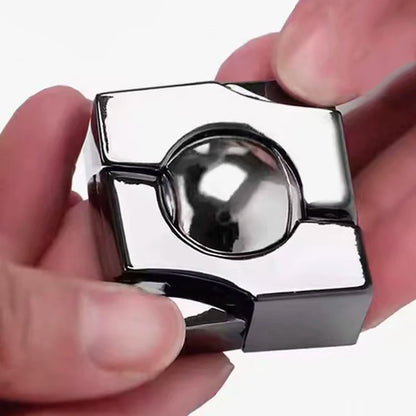Metal Puzzle Lock Magic Ball Unlock Interlocking IQ Test Brain Teaser Disentanglement Educational Toys For Kids Adults