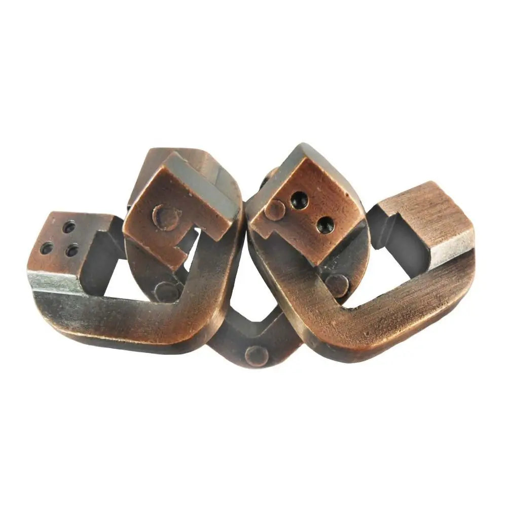 Classic IQ Metal Brain teaser Magic Baffling Puzzle Brainstring Jigsaw Game Unlocking Unlooping Novel Toy for Adult