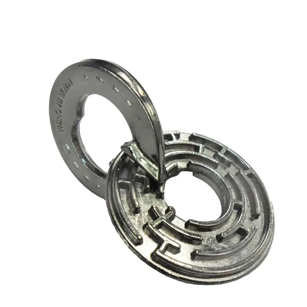 Classic IQ Metal Brain teaser Magic Baffling Puzzle Brainstring Jigsaw Game Unlocking Unlooping Novel Toy for Adult