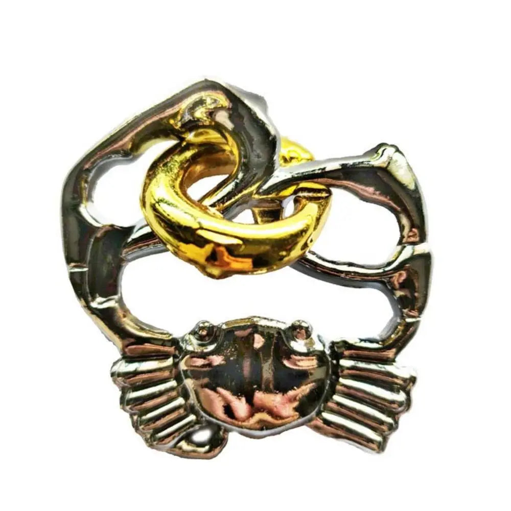 Classic IQ Metal Brain teaser Magic Baffling Puzzles Game Toys for Children Adults